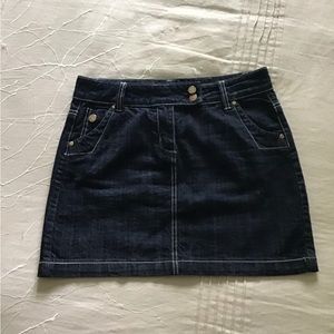 LIQUID JEANS DENIM SKIRT